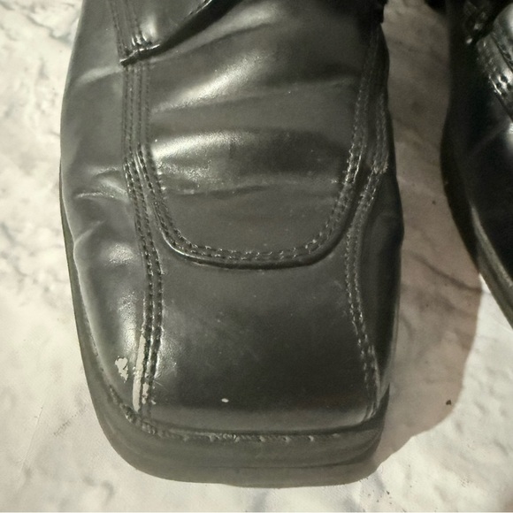 Black Buckle Dress Shoes - Picture 2 of 6